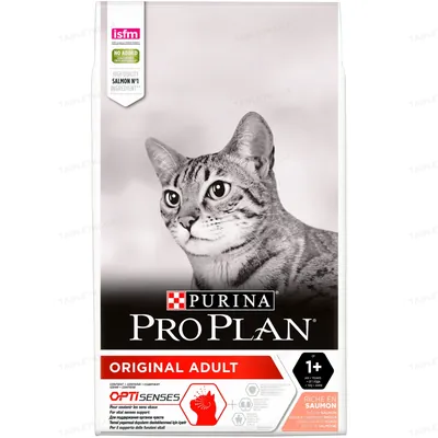 Корм сухий для котів Purina Pro Plan Original з лососем, 10 кг