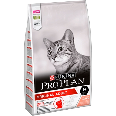 Корм сухий для котів Purina Pro Plan Original з лососем, 10 кг