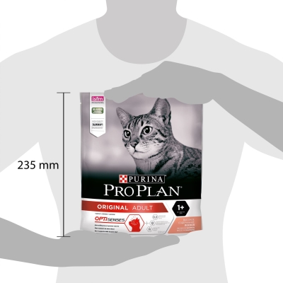 Корм сухой для котов Purina Pro Plan Original с лососем, 400 г