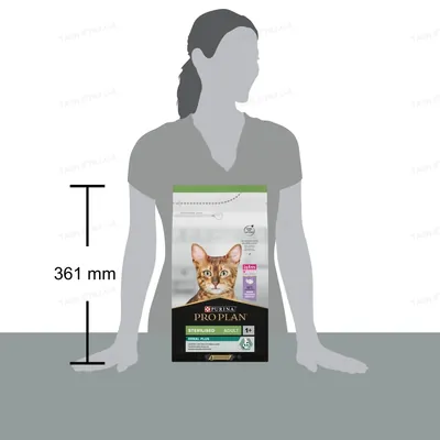 Корм сухий для котів Purina Pro Plan Sterilised Adult 1+ з індичкою, 1,5 кг