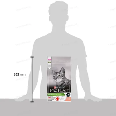 Корм сухий для котів Purina Pro Plan Sterilised Adult 1+ з лососем, 1,5 кг