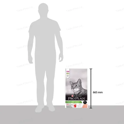 Корм сухий для котів Purina Pro Plan Sterilised з лососем, 10 кг