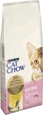 Корм сухий для кошенят Purina Cat Chow Kitten з куркою, 15 кг