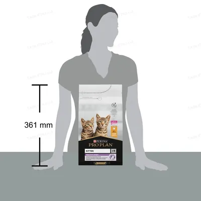 Корм сухий для кошенят Purina Pro Plan Original Kitten до 12 місяців з куркою, 1,5 кг