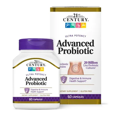 Пробіотики 21st Century Advanced Probiotic Ultra Potency, 60 капсул