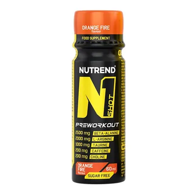 Передтренувальний комплекс Nutrend N1 Shot апельсин, 60 мл