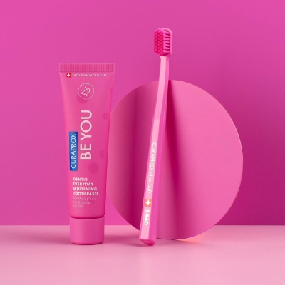 Зубная паста Curaprox Be You Candy Lover отбеливающая со вкусом арбуза, 60 мл