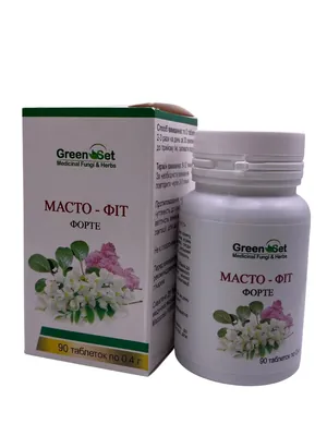 Масто-Фіт Форте GreenSet таблетки 400 мг №90