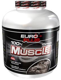 Гейнер Euro Plus Olympic Muscle, 640 г, банка