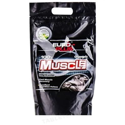 Гейнер Euro Plus Olympic Muscle, 640 г, пакет