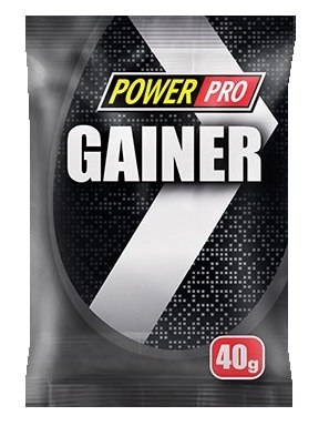 Гейнер Power Pro Gainer с протеином, с банановым вкусом, 40 г