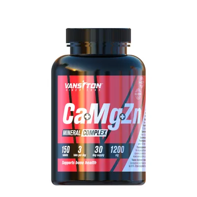 Кальцій+магній+цинк Vansiton Ca+Mg+Zn, 150 таблеток