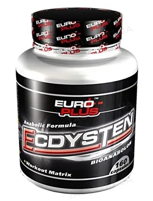Капсули Euro Plus Ecdysten (Bioanabolon) для підвищення тестостерону, 160 капсул