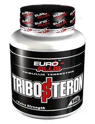 Капсули Euro Plus Tribosteron для підвищення тестостерону для спортсменів, 160 капсул