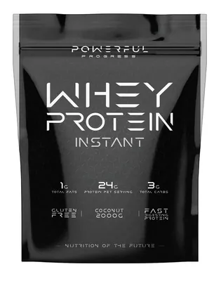 Протеїн сироватковий концентрат Powerful Progress 100% Whey Protein Instant кокос, 2000 г