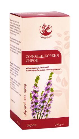 Солодки корня сироп по 200 г во флак.
