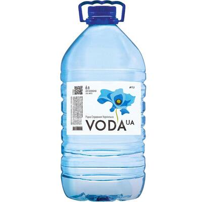 Вода мінеральна Voda UA Рідна Справжня Українська негазована, 6 л
