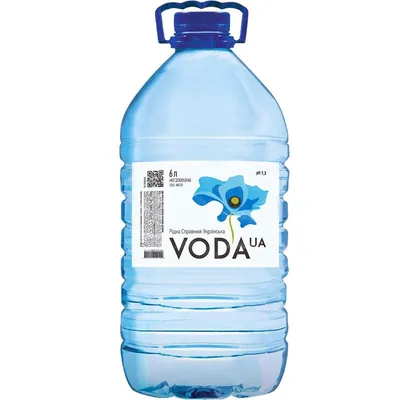 Вода мінеральна Voda UA Рідна Справжня Українська негазована, 6 л