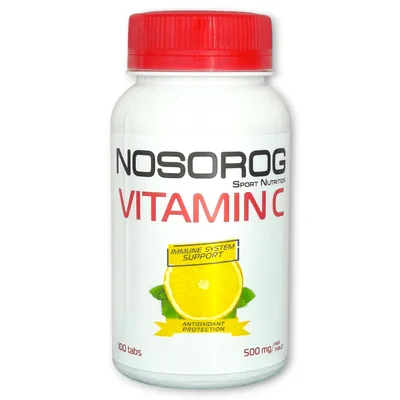 Вітамін С Nosorog Vitamin C 500 мг, 100 таблеток