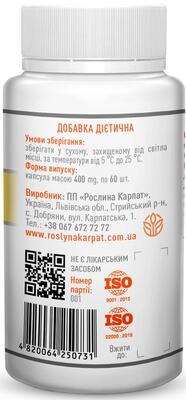 Витамин D3 2000 МЕ Рослина Карпат Solar energy капсулы №60