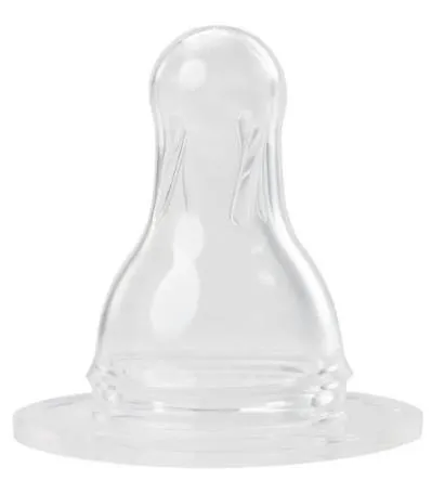 Соска силіконова Baby-Nova 17303 LL кругла для каші, від 6 місяців, 1 шт