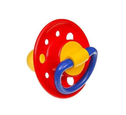 Пустышка латексная Baby-Nova 23500 LL круглая трехцветная 0-24 месяцев, 1 шт