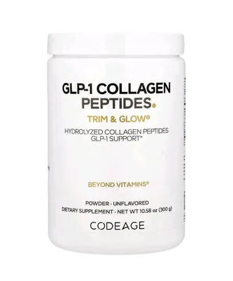 Колагенові пептиди GLP-1 CodeAge GLP-1 Collagen Peptides Trim & Glow з нейтральним смаком, 300 г