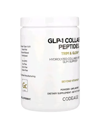 Колагенові пептиди GLP-1 CodeAge GLP-1 Collagen Peptides Trim & Glow з нейтральним смаком, 300 г