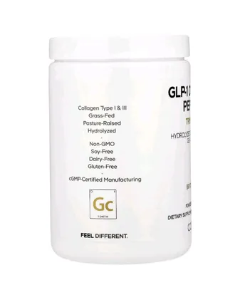 Колагенові пептиди GLP-1 CodeAge GLP-1 Collagen Peptides Trim & Glow з нейтральним смаком, 300 г