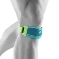 Бандаж на колінний суглоб Bauerfeind Sports Knee Strap пателярний фіксуючий, блакитний, розмір M