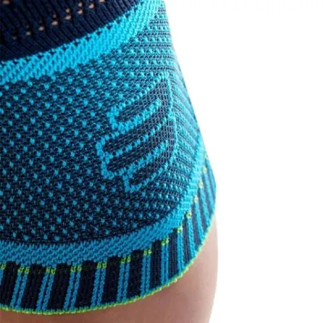 Бандаж на колінний суглоб Bauerfeind Sports Knee Support пателярний фіксуючий, блакитний, розмір L