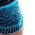 Бандаж на колінний суглоб Bauerfeind Sports Knee Support пателярний фіксуючий, блакитний, розмір M