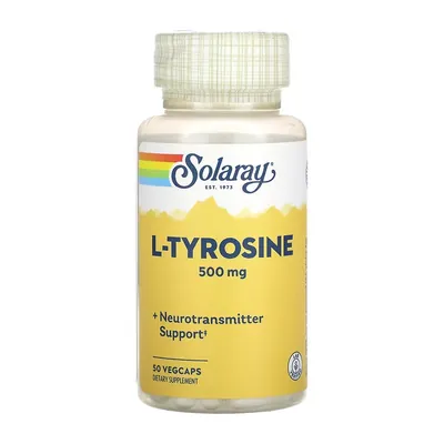 L-тирозин Solaray L-Tyrosine 500 мг вег. капсули №50