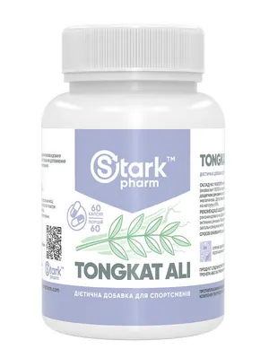 Еврікома Stark Pharm Tongkat Ali, Eurycoma 400 мг, 60 капсул