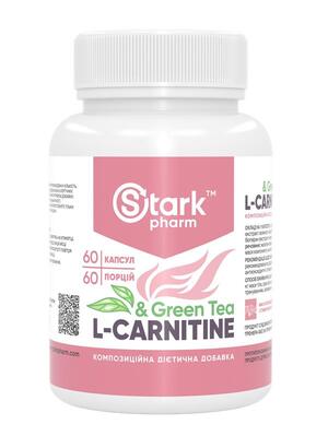 Жиросжигатель Stark Pharm Stark L-Carnitine & Green Tea Extract 600 мг, 60 капсул