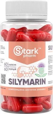 Здоров'я печінки Stark Pharm Stark Silymarin 500 мг, 60 капсул