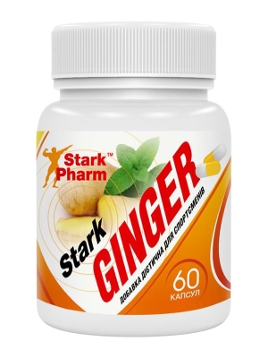 Имбирь Stark Pharm Stark Ginger, 60 капсул