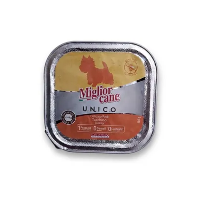 Корм вологий Morando Migliorcane UNICO для собак індичка, 150 г