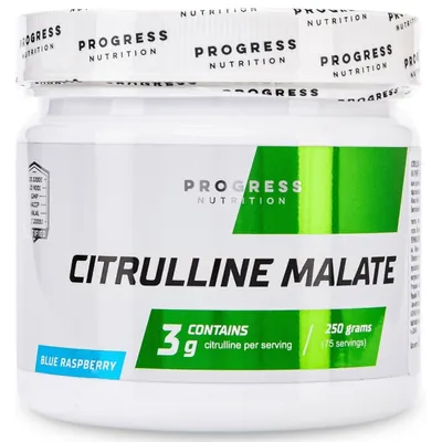 Цитрулін малат Progress Nutrition Citrulline Malate синя малина, порошок, 250 г