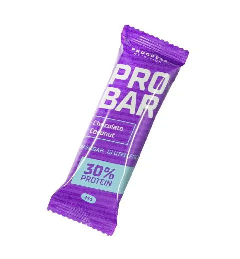 Батончик протеїновий Progress Nutrition Pro bar, шоколад з кокосом, 45 г