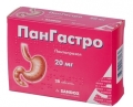 Пангастро таблетки гастрорезист. по 20 мг №28 (7х4)