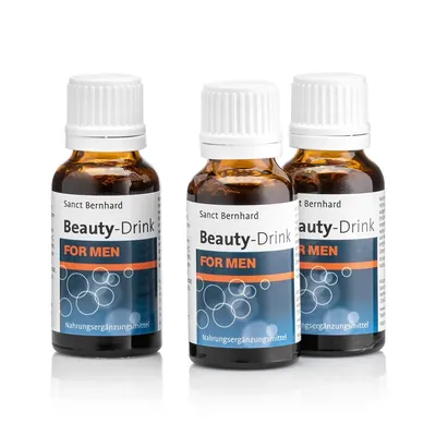 Комплекс для краси чоловіків Sanct Bernhard Beauty-Drink for MEN 30 флаконів по 20 мл