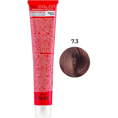 Крем-краска для волос Palco Professional Color № 7.3 блонд средний золото, 100 мл