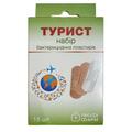 Набор пластырей медицинских Профи Фарм бактерицидных Турист, 15 штук