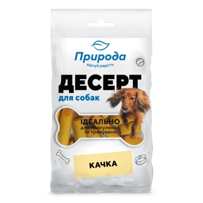 Лакомство для собак Природа PR241775 Десерт Утка, 100 г