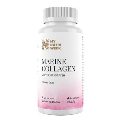 Морський колаген My Nutri Week Marine Collagen, 120 капсул