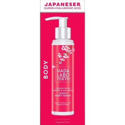 Сыворотка для тела Hada Labo Tokyo антивозрастная подтягивающая ночная, 150 мл