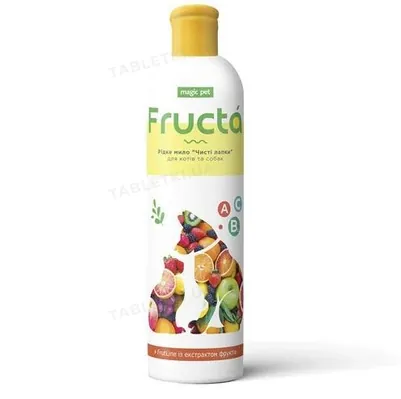 Рідке мило для собак і котів Magic Pet Fructa з екстрактом фруктів, 220 мл