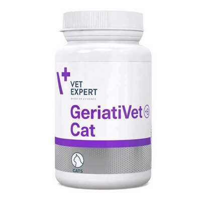 Витаминно-минеральная добавка VetExpert GeriatiVet Cat для стареющих кошек, 60 таблеток