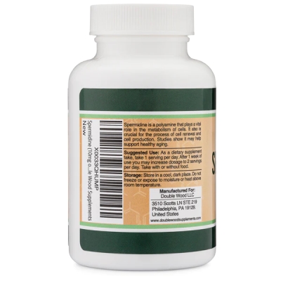 Спермідин Double Wood Spermidine 10 мг, 120 капсул